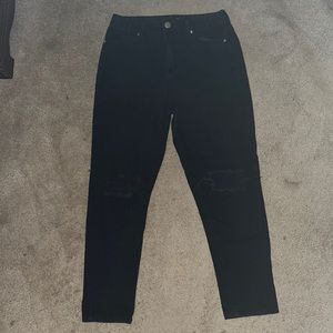 boohoo high waist distressed mom jeans